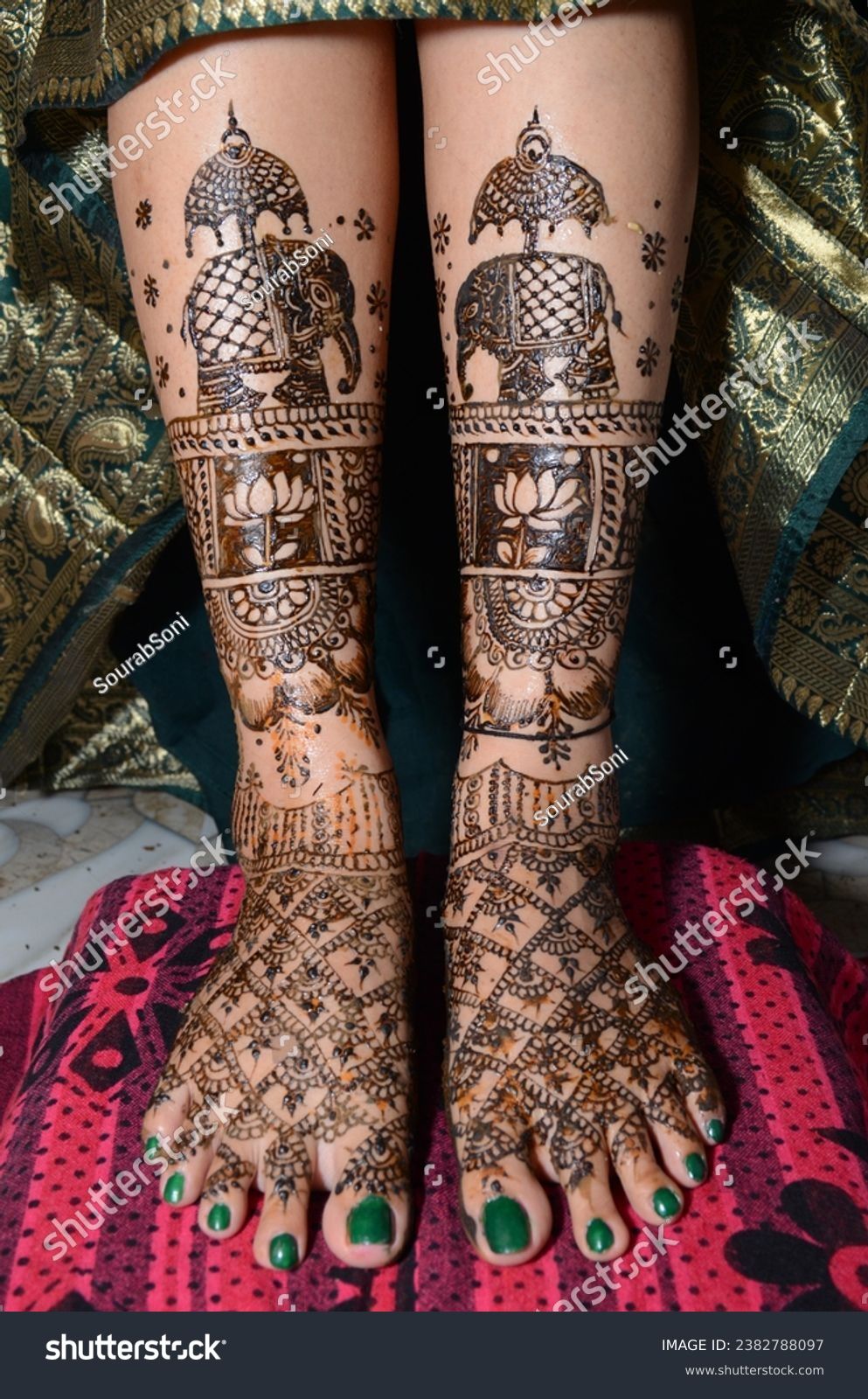 Leg Mehndi Design, Stylish Leg Mehndi Design 92