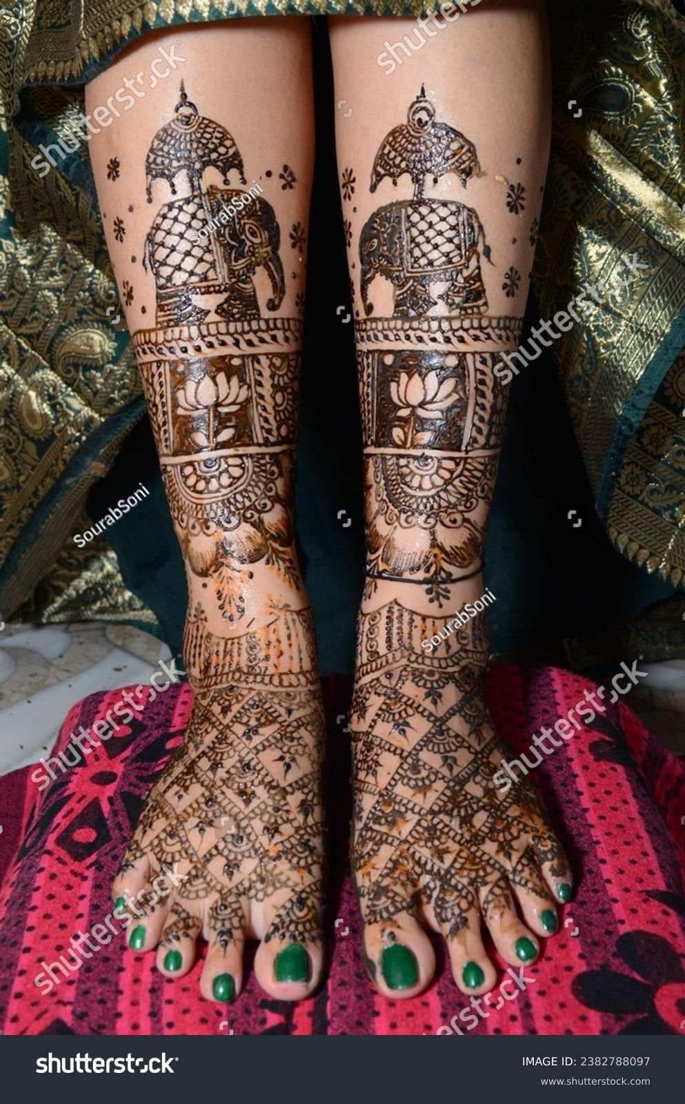 Leg Mehndi Design, Stylish Leg Mehndi Design 92