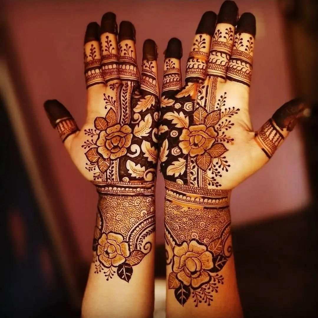 Full Hand Mehndi Design, Stylish Full Hand Mehndi Design 90