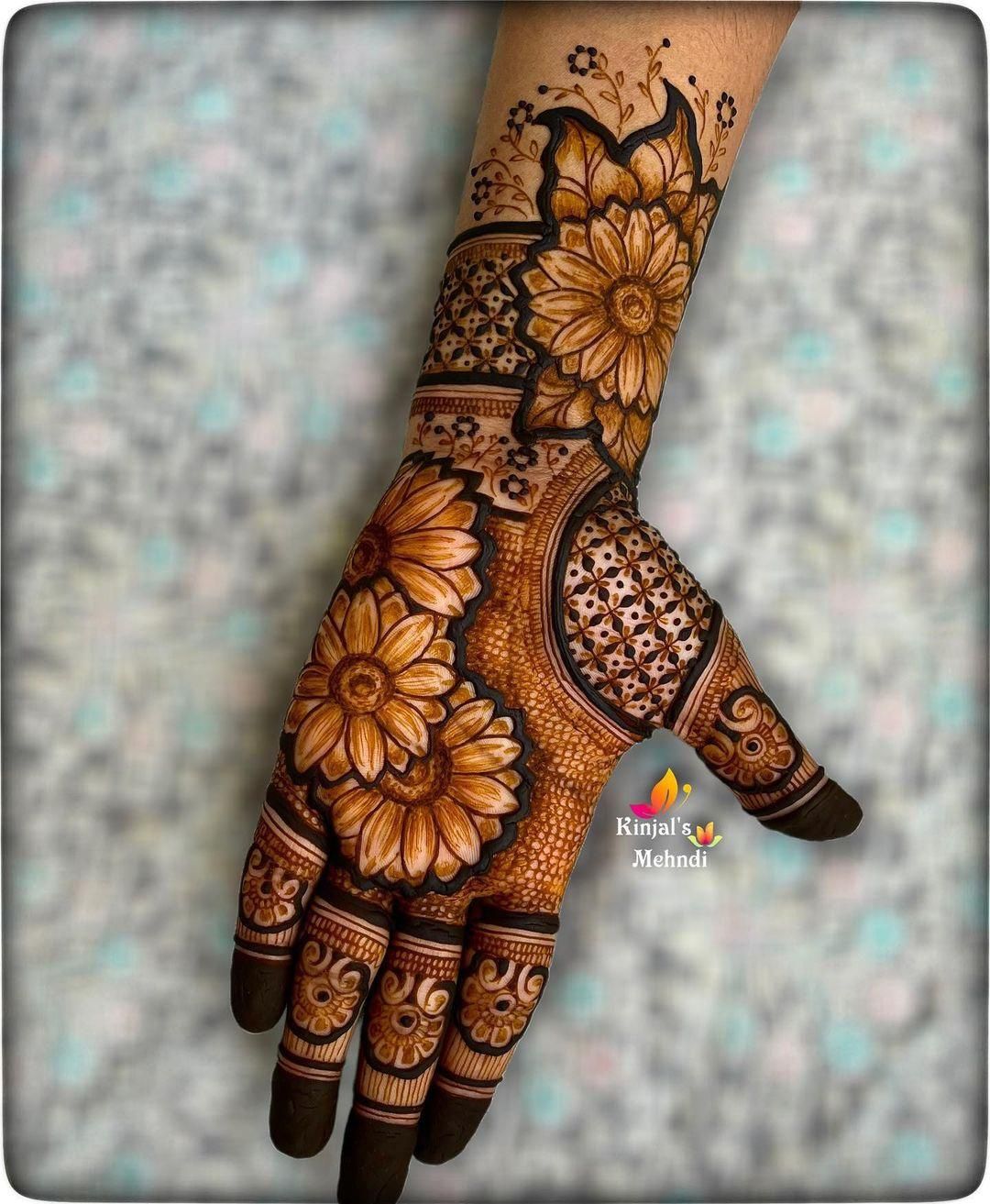 Full Hand Mehndi Design, Stylish Full Hand Mehndi Design 91