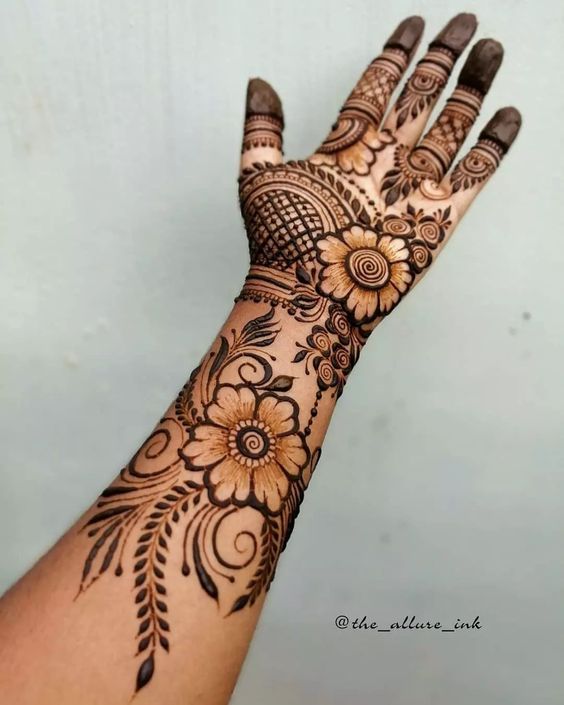 Full Hand Mehndi Design, Stylish Full Hand Mehndi Design 59