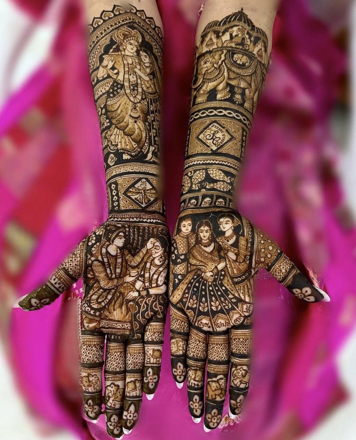 Bridal Mehndi Design, Bridal Simple Mehndi Design 162