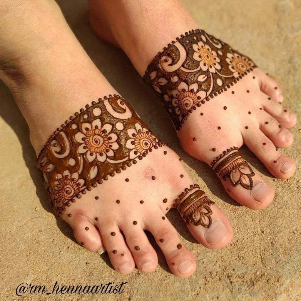 Foot Mehndi Design, Feet Mehndi Design 42