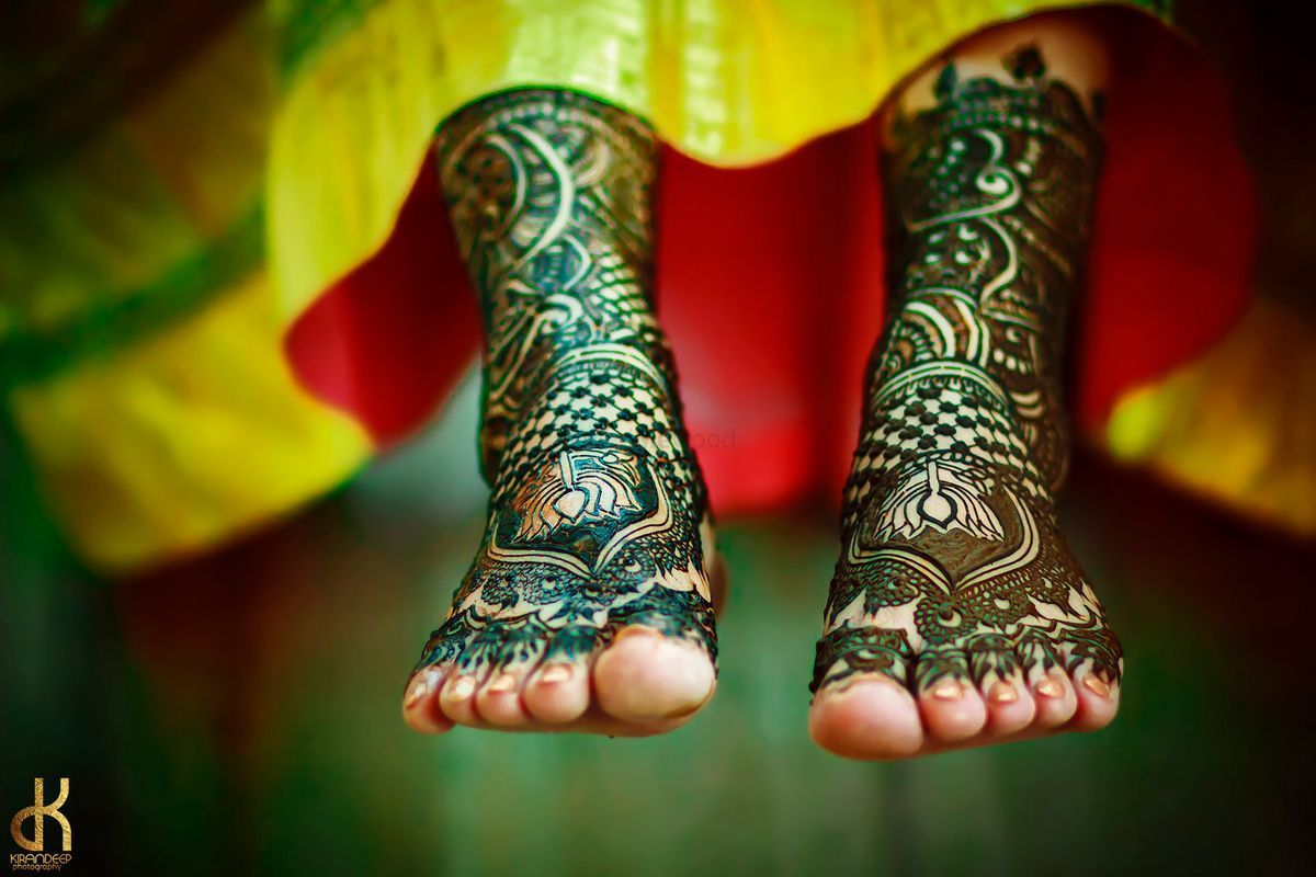 Leg Mehndi Design, Stylish Leg Mehndi Design 31