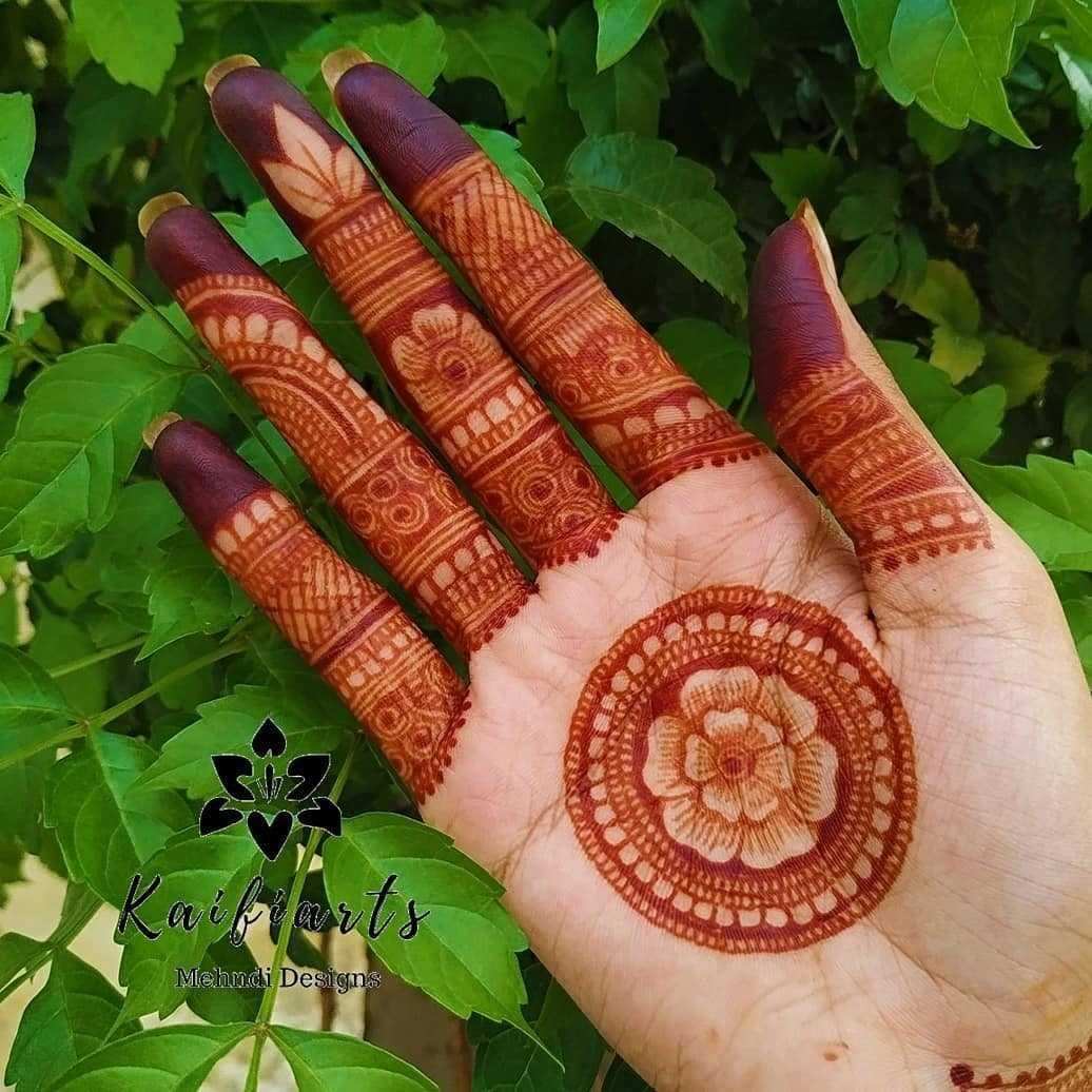 Back Hand Mehndi Design, Stylish Back Hand Mehndi Designs 66