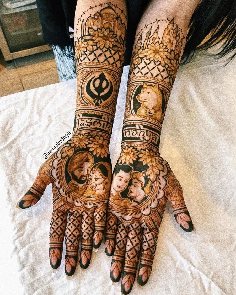 Full Hand Mehndi Design, Stylish Full Hand Mehndi Design 76