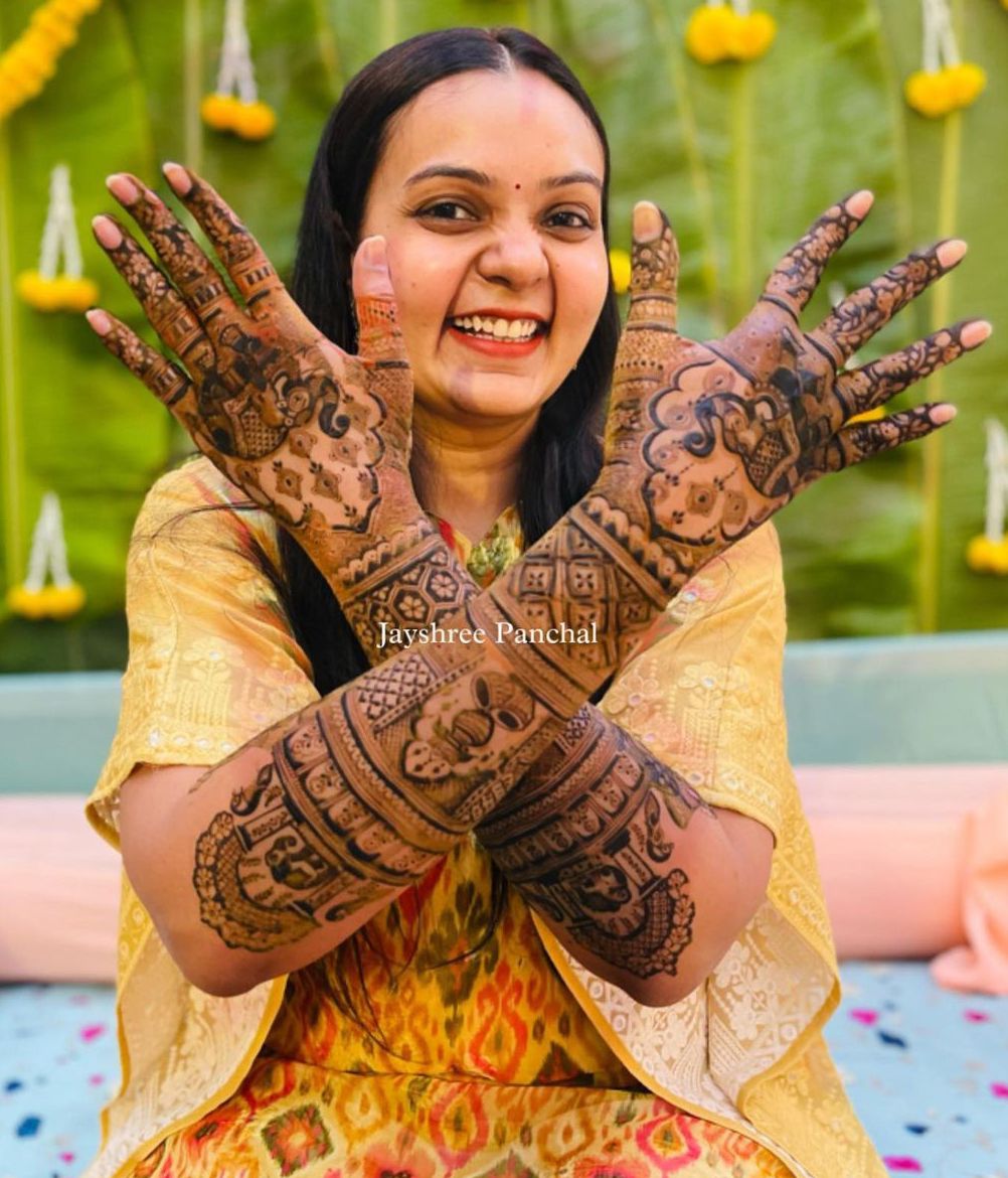 Full Hand Mehndi Design, Stylish Full Hand Mehndi Design 55