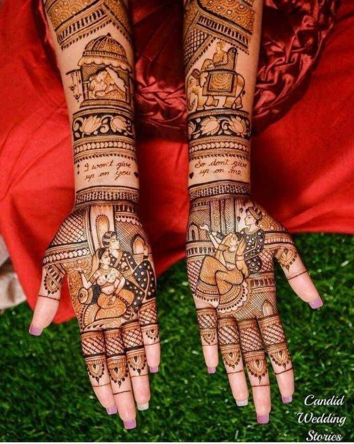 Full Hand Mehndi Design, Stylish Full Hand Mehndi Design 11