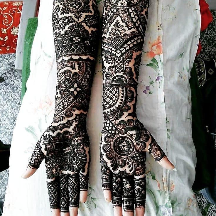 Full Hand Mehndi Design, Stylish Full Hand Mehndi Design 79