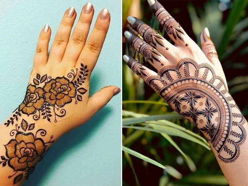 Back Hand Mehndi Design, Stylish Back Hand Mehndi Designs 150