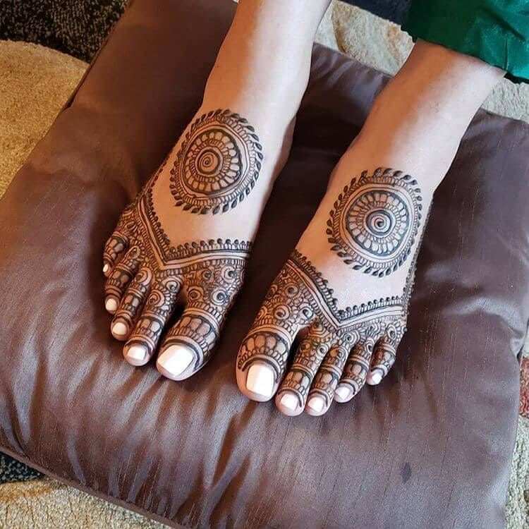 Foot Mehndi Design, Feet Mehndi Design 92