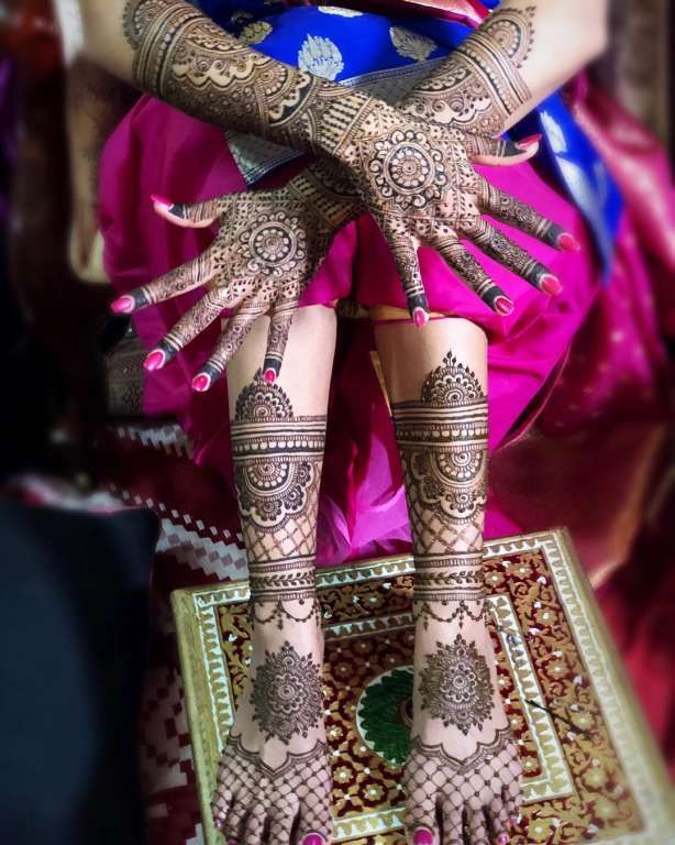 Leg Mehndi Design, Stylish Leg Mehndi Design 5