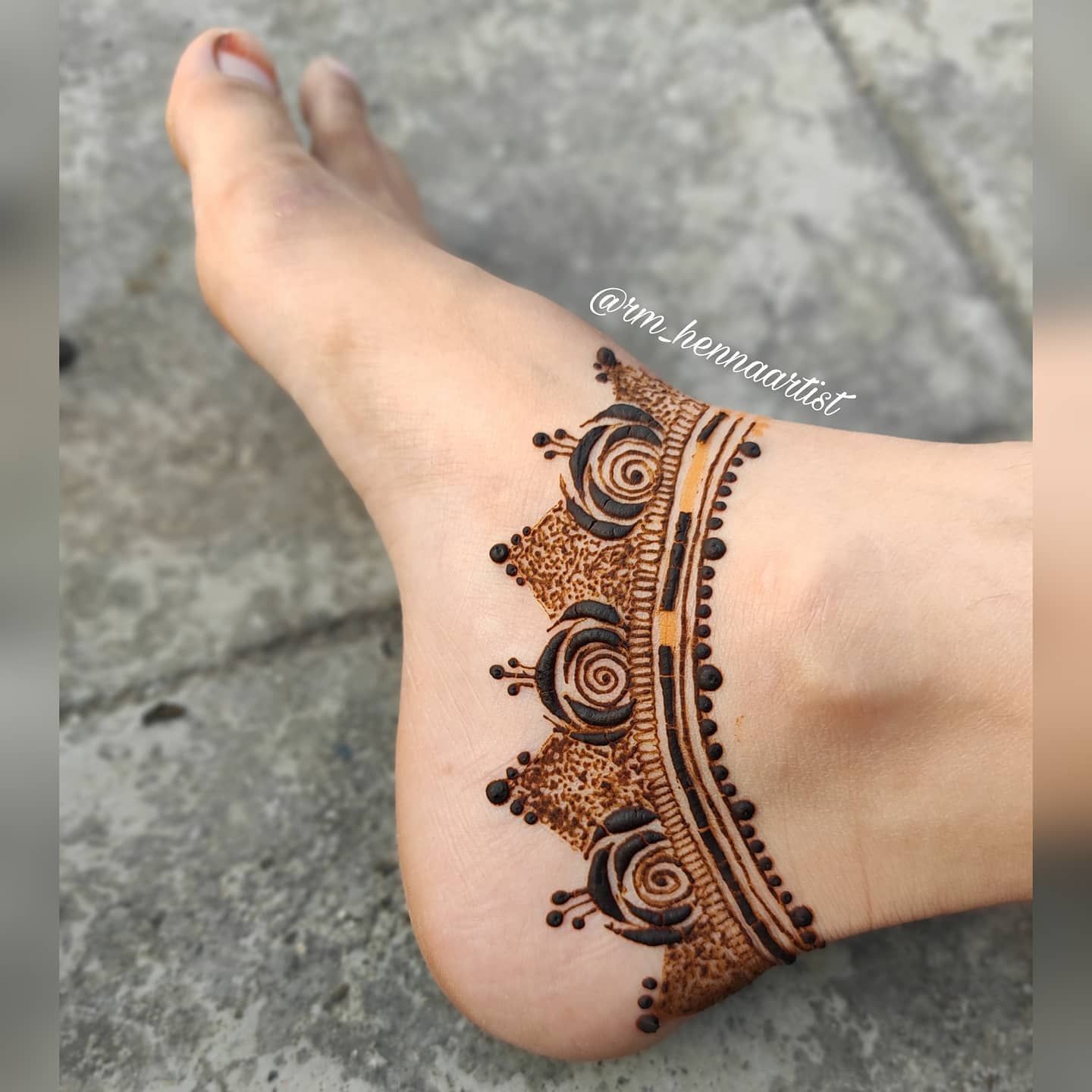 Foot Mehndi Design, Feet Mehndi Design 20