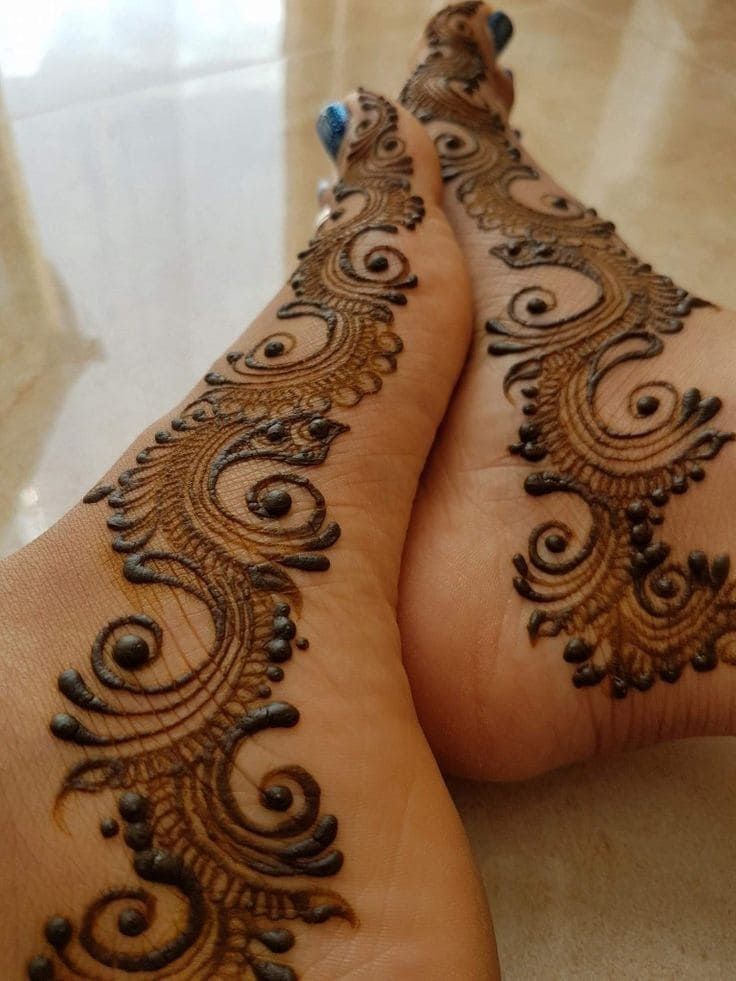 Foot Mehndi Design, Feet Mehndi Design 103