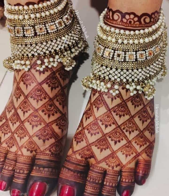 Foot Mehndi Design, Feet Mehndi Design 96