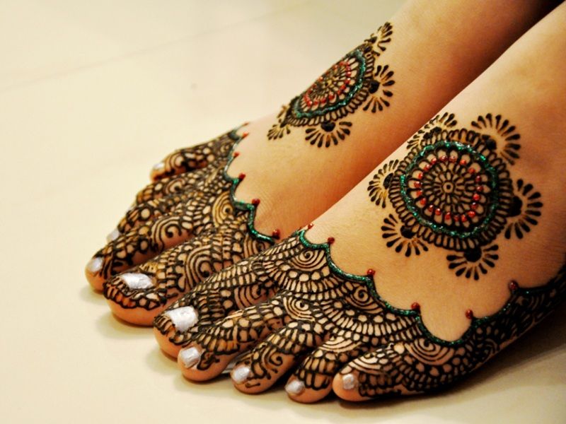 Bridal Mehndi Design, Bridal Foot Mehndi Design