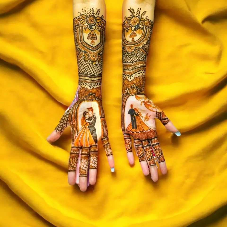 Full Hand Mehndi Design, Stylish Full Hand Mehndi Design 98