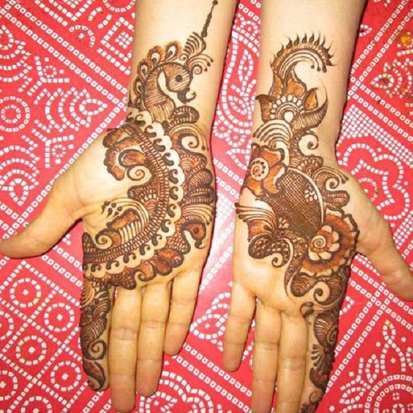 Back Hand Mehndi Design, Stylish Back Hand Mehndi Designs 91