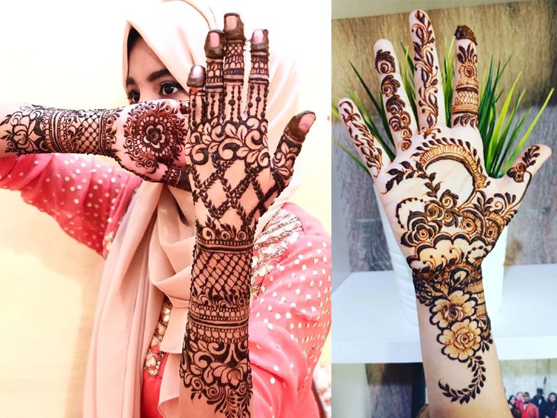 Back Hand Mehndi Design, Stylish Back Hand Mehndi Designs 130