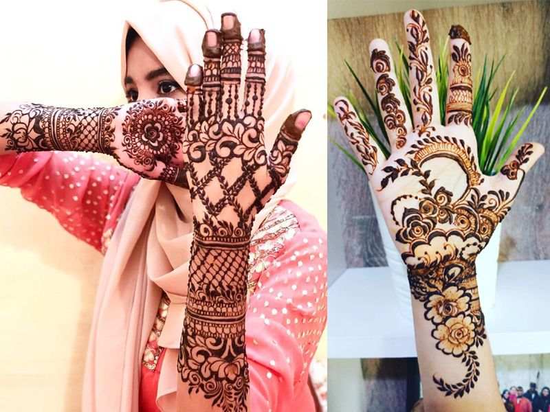 Back Hand Mehndi Design, Stylish Back Hand Mehndi Designs 130