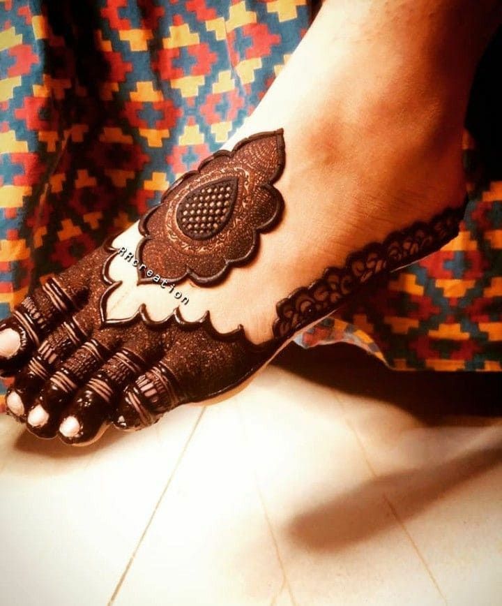 Foot Mehndi Design, Feet Mehndi Design 108