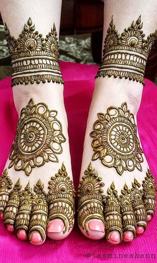 Foot Mehndi Design, Feet Mehndi Design 71