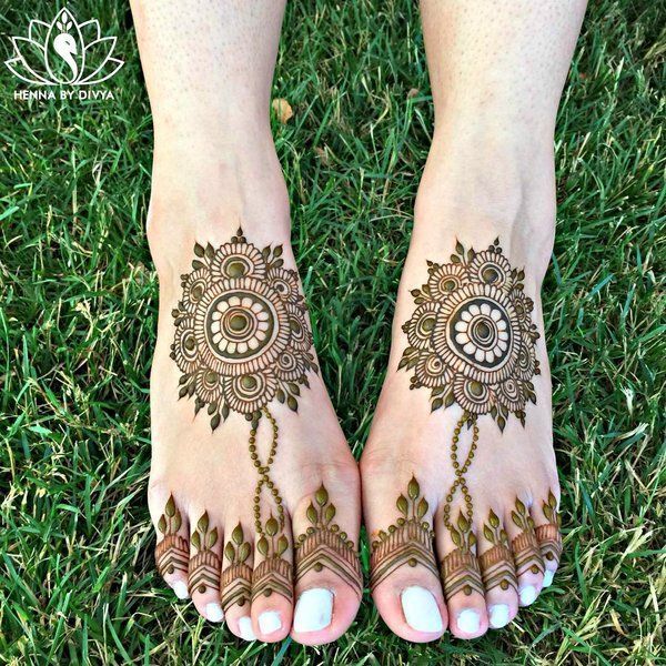 Foot Mehndi Design, Feet Mehndi Design 134
