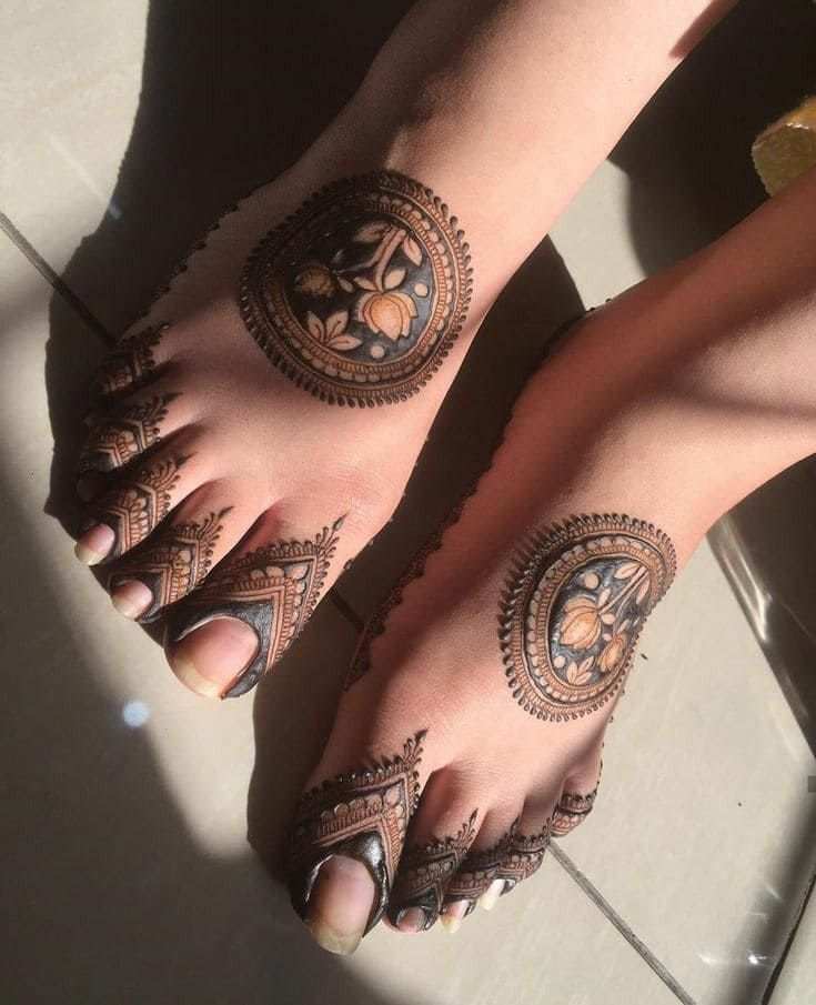 Foot Mehndi Design, Feet Mehndi Design 115