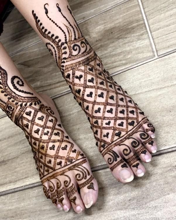 Foot Mehndi Design, Feet Mehndi Design 128