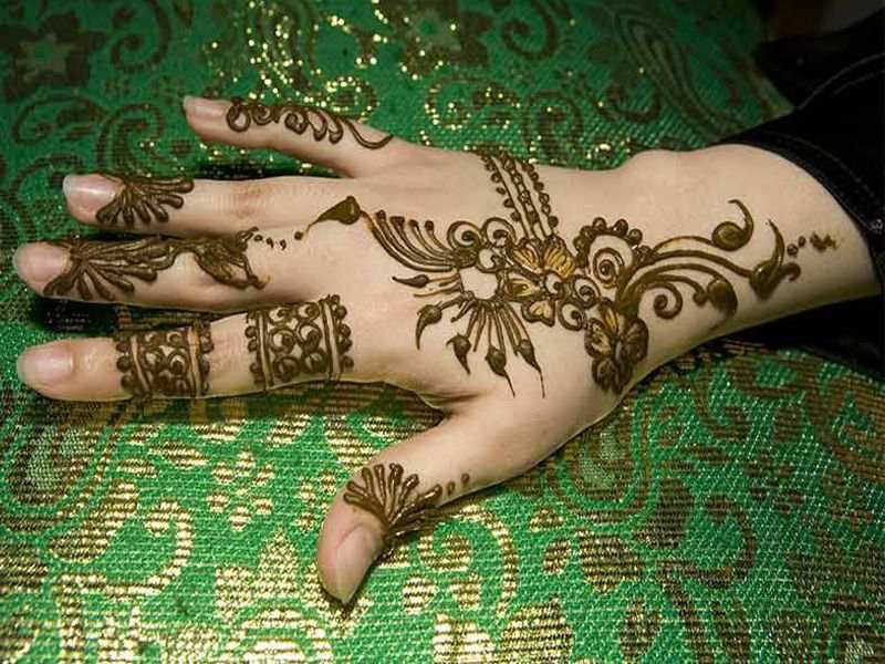 Back Hand Mehndi Design, Stylish Back Hand Mehndi Designs 168