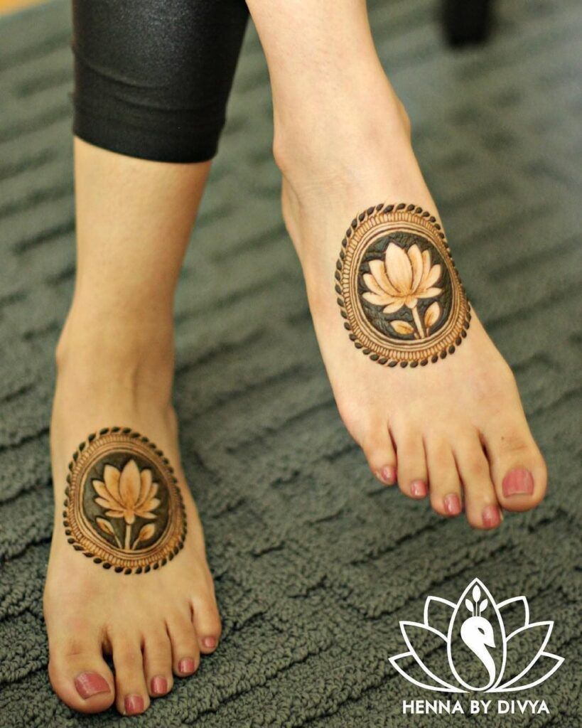 Foot Mehndi Design, Feet Mehndi Design 50
