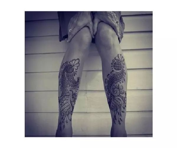 Leg Mehndi Design, Stylish Leg Mehndi Design 81