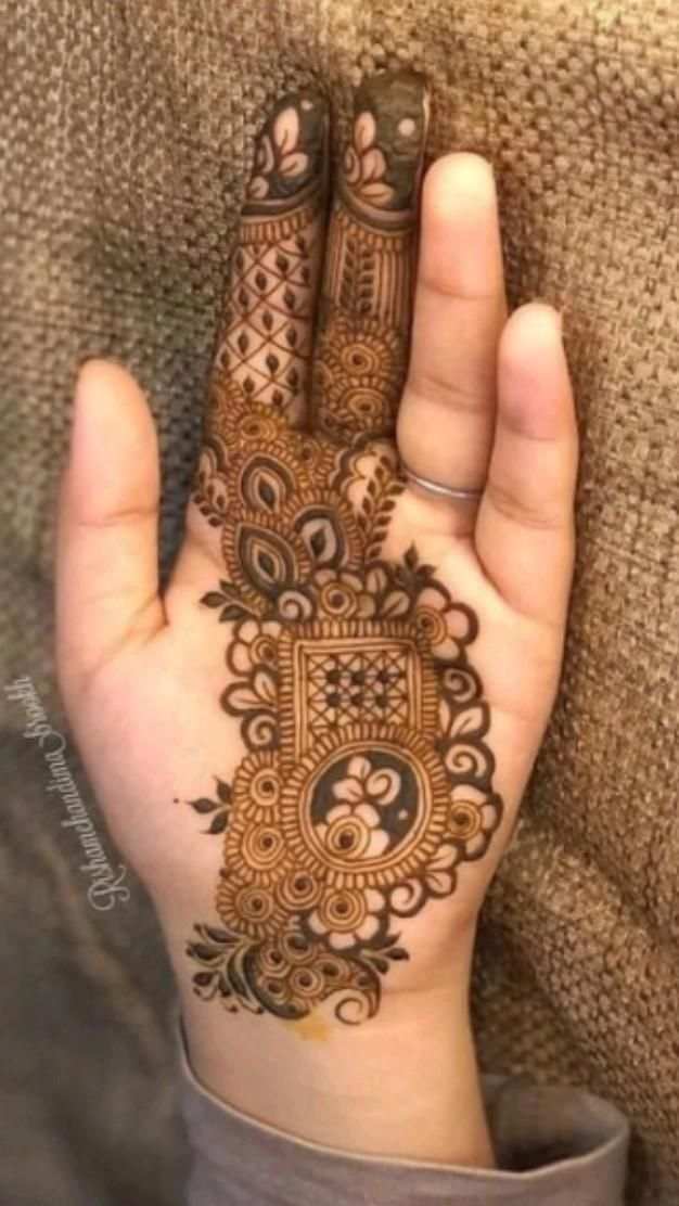 Finger Mehndi Design, Stylish Finger Mehndi Design 29