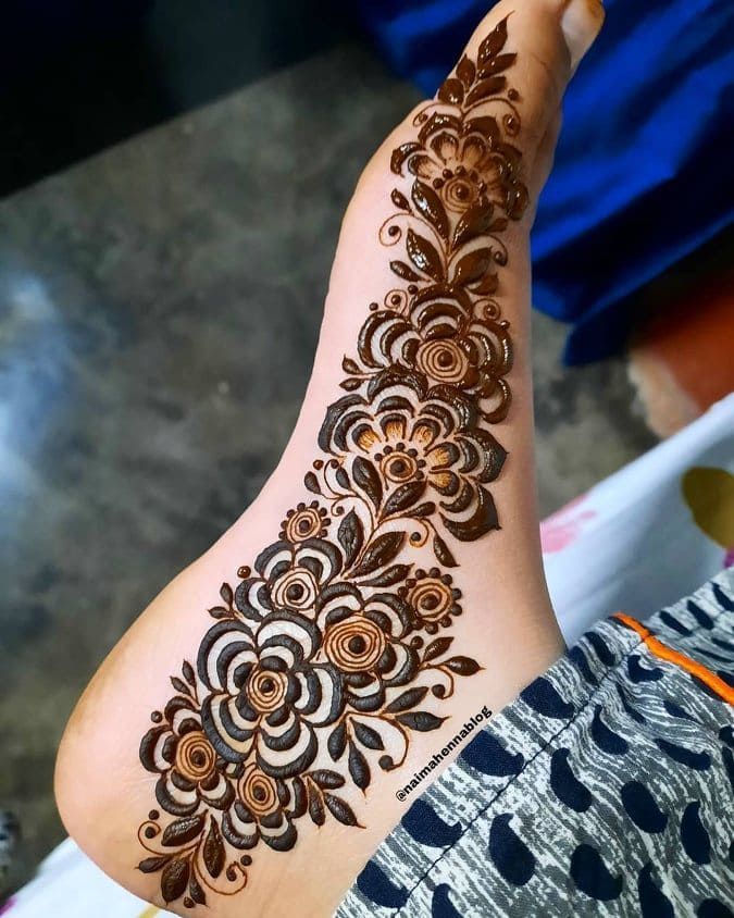 Foot Mehndi Design, Feet Mehndi Design 94