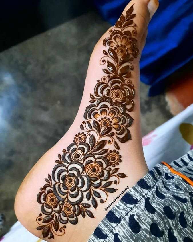 Foot Mehndi Design, Feet Mehndi Design 94