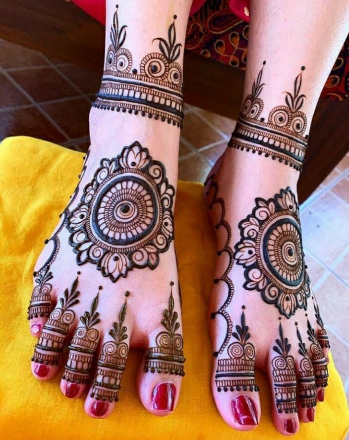 Foot Mehndi Design, Feet Mehndi Design 73