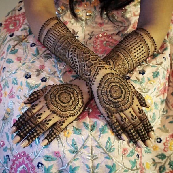 Full Hand Mehndi Design, Stylish Full Hand Mehndi Design 45