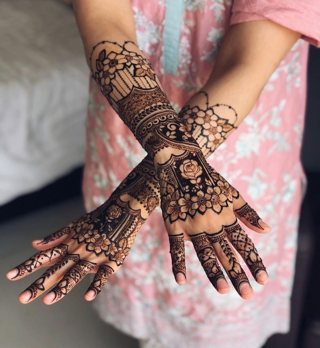 Bridal Mehndi Design, Bridal Simple Mehndi Design 9