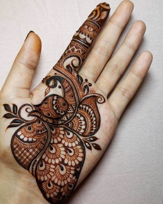 Front Hand Simple Mehndi Design, Front Hand Mehndi Design 88