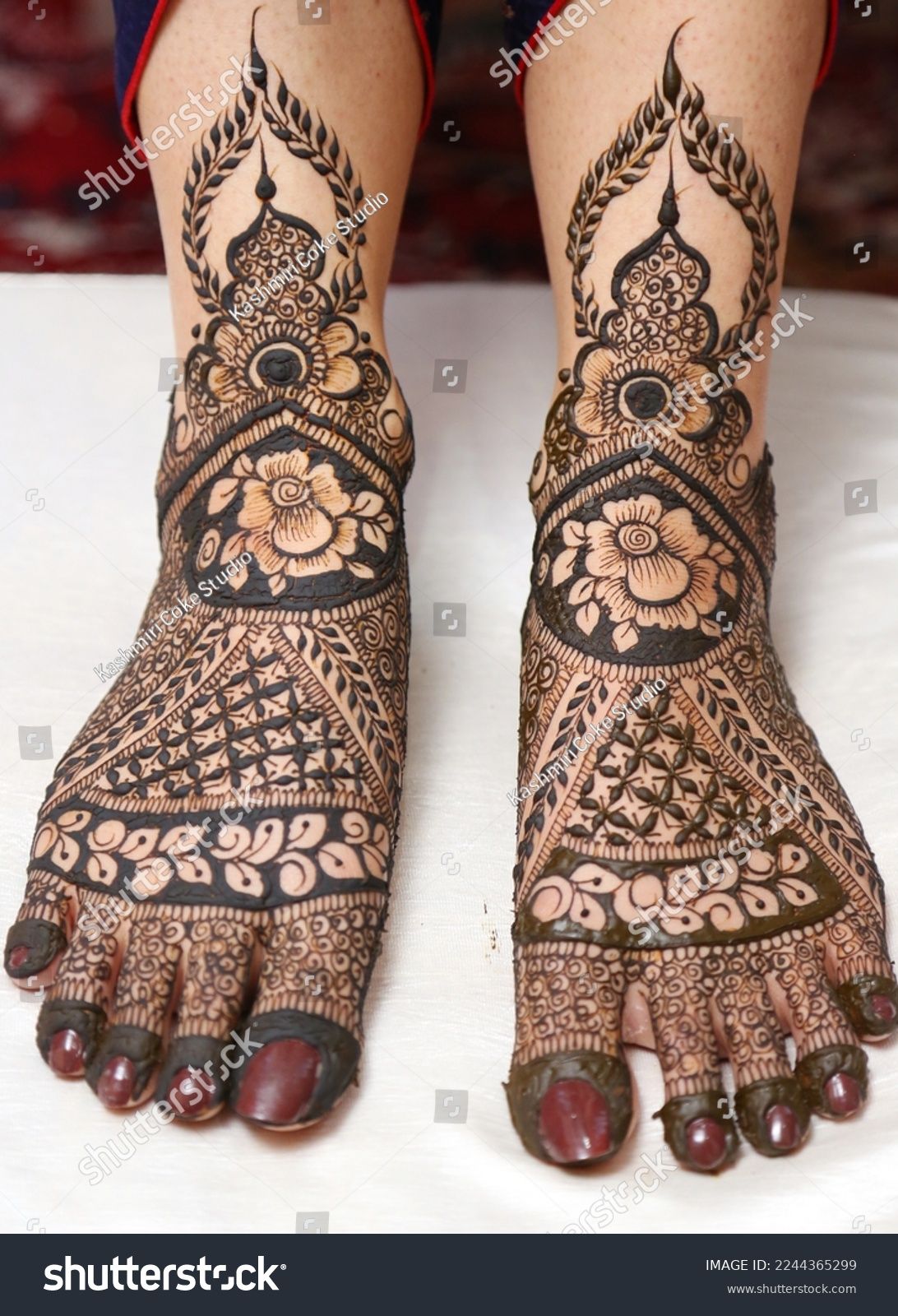 Foot Mehndi Design, Feet Mehndi Design 27
