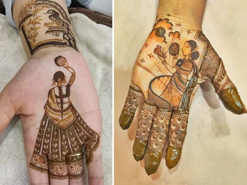 Back Hand Mehndi Design, Stylish Back Hand Mehndi Designs 118