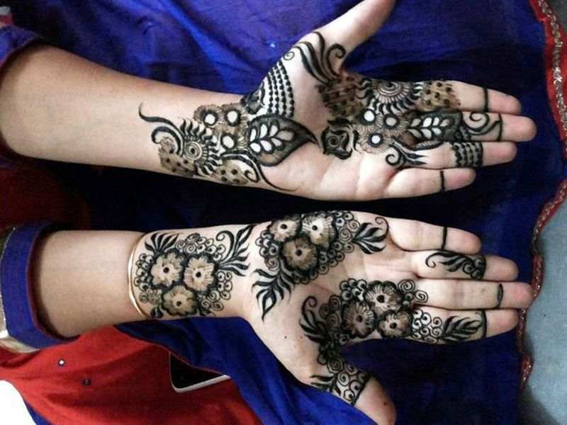 Back Hand Mehndi Design, Stylish Back Hand Mehndi Designs 122
