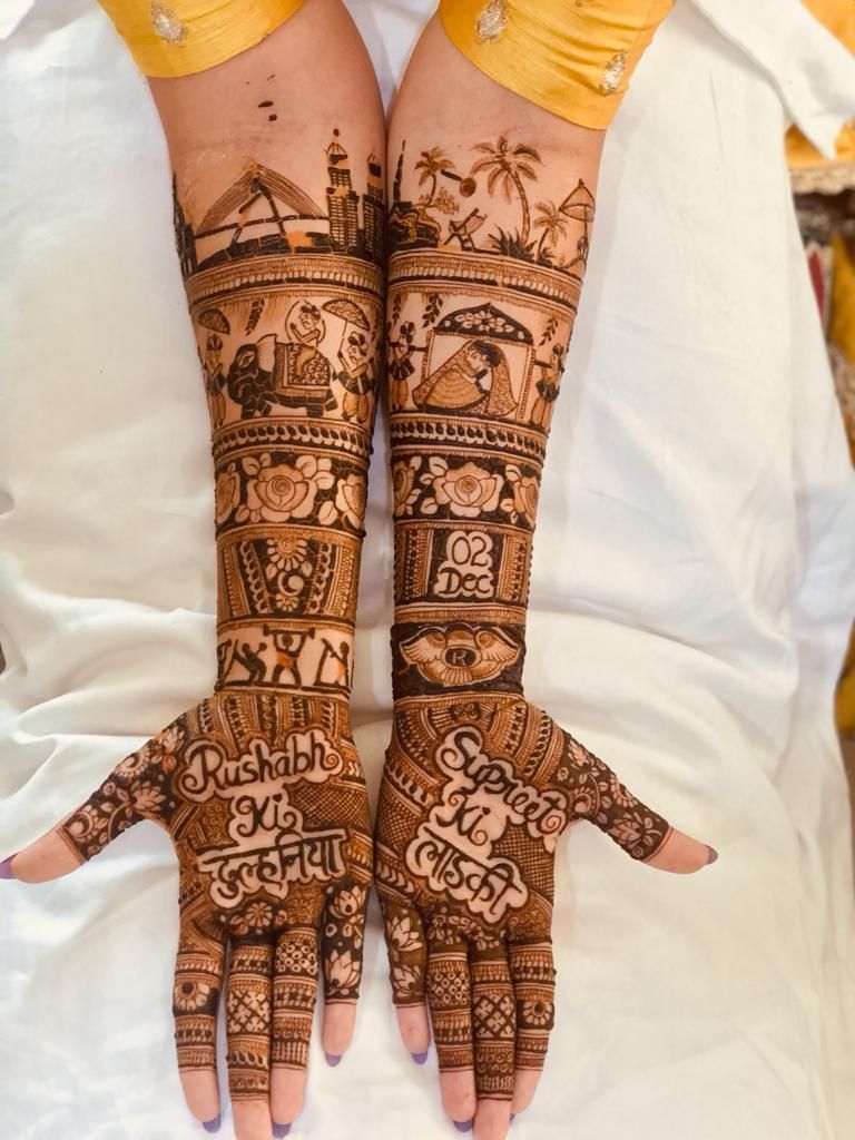 Bridal Mehndi Design, Bridal Simple Mehndi Design 87