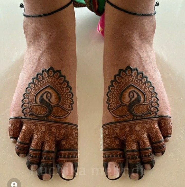 Foot Mehndi Design, Feet Mehndi Design 104