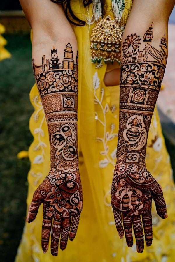 Full Hand Mehndi Design, Stylish Full Hand Mehndi Design 17