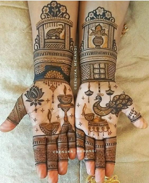 Full Hand Mehndi Design, Stylish Full Hand Mehndi Design 58