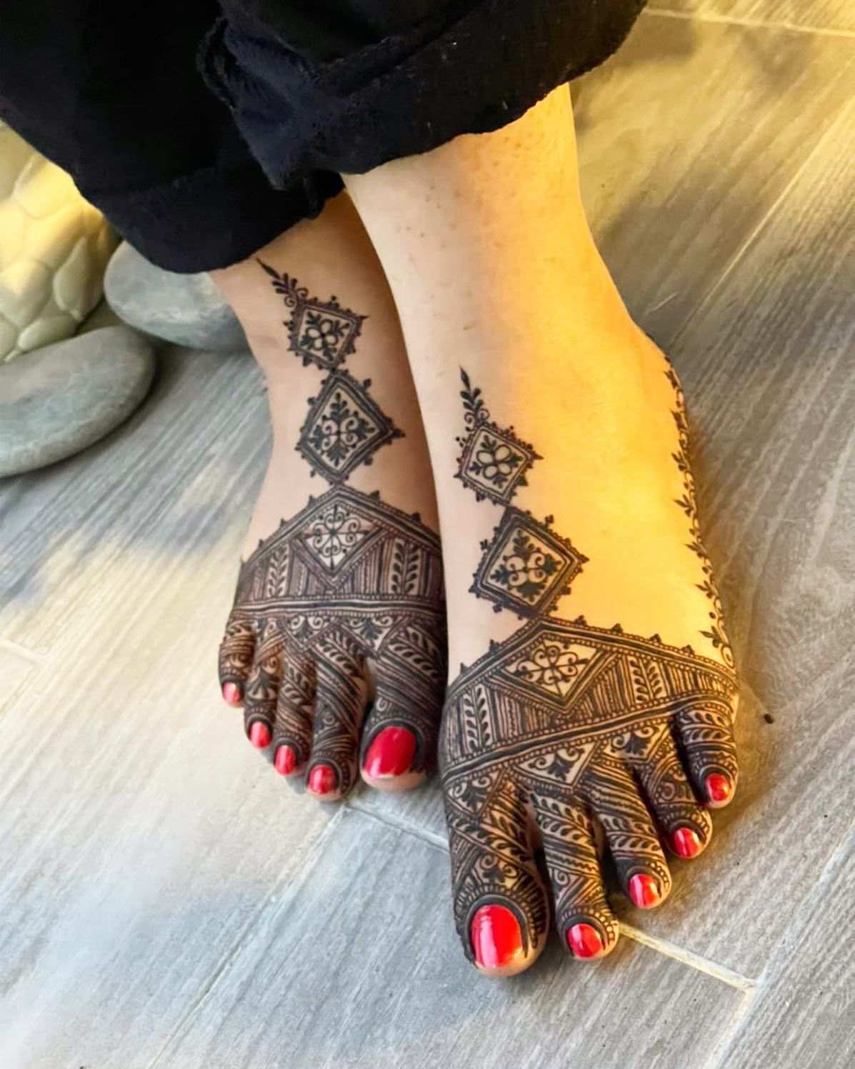 Foot Mehndi Design, Feet Mehndi Design 129