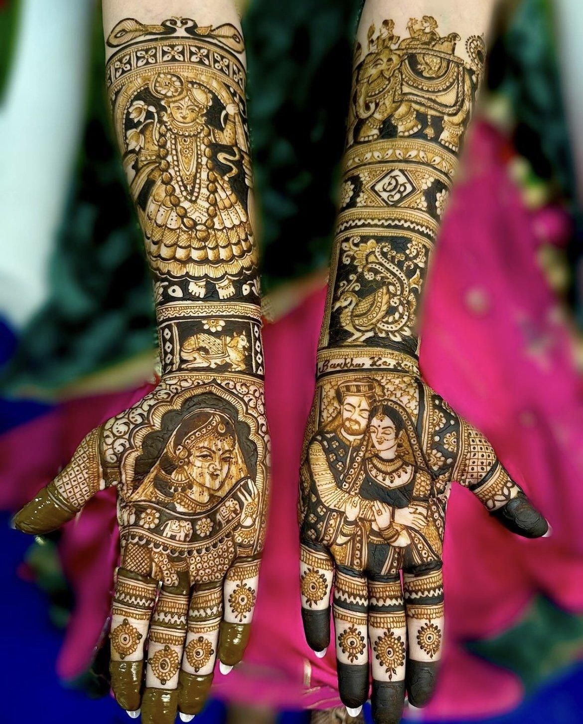 Bridal Mehndi Design, Bridal Simple Mehndi Design 158