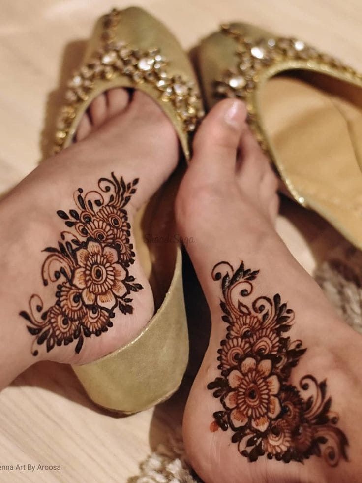 Foot Mehndi Design, Feet Mehndi Design 112