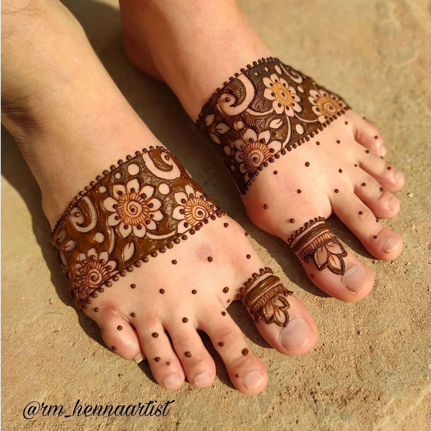 Foot Mehndi Design, Feet Mehndi Design 18